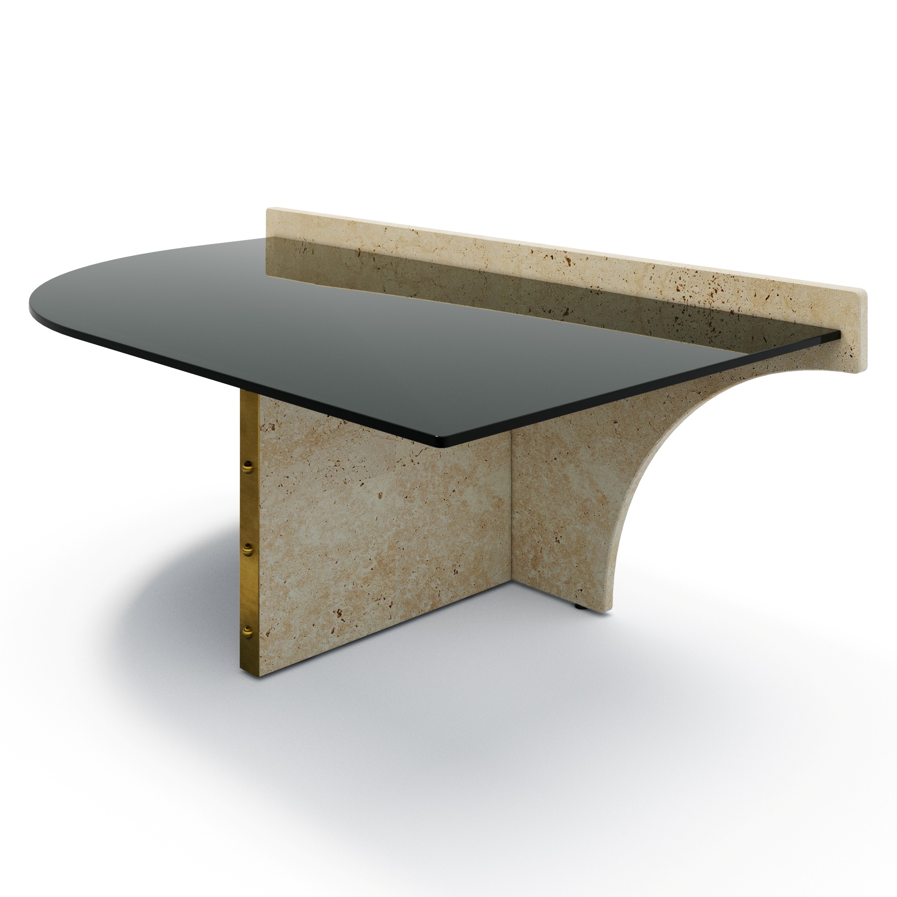 Shield - Tavolino basso sagomato